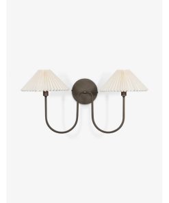 McVea Double Sconce Modern Wall Lighting Fixture for Bathroom, Bedroom, or Hallway